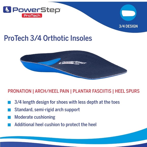 Powerstep ProTech 3/4 Pro Orthotic Supports - Picture 8 of 8